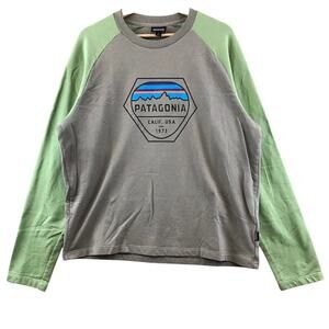 Patagonia Men’s Fitz Roy Hex Lightweight Crew Sweatshirt size L